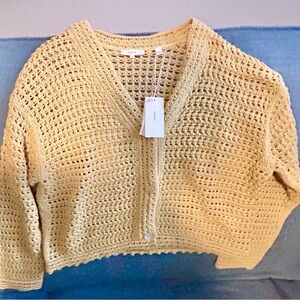 Vince Crochet Cardigan